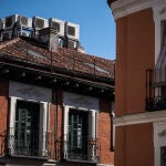 Aires acondicionados en un tejado