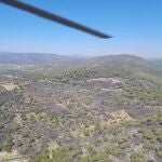 Estado del incendio de Cebreros