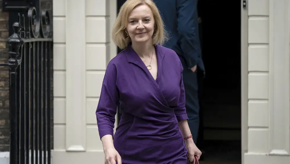 La ministra de Exteriores y candidata, Liz Truss