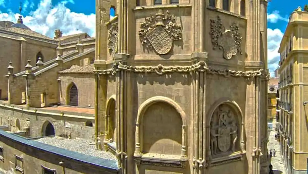 Exterior de la capilla de los Vélez, en la Catedral de Murcia