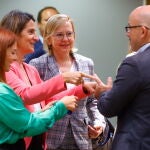 La ministra de Transición Ecológica, Teresa RIbera, con sus homológos eurpeos en Bruselas