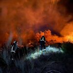 Incendio en El Vellón, en la Sierra Norte de Madrid