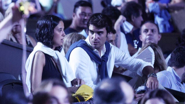 Victoria Federica junto a Álex Recort en Cap Roig Festival.