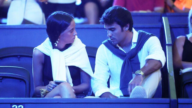 Victoria Federica junto a Álex Recort en Cap Roig Festival.