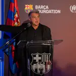 AME6183. NUEVA YORK (ESTADOS UNIDOS), 28/07/2022.- El presidente del FC Barcelona, Joan Laporta, participa en el acto del fundación de FC BARCELONA hoy, en Nueva York (EEUU). EFE/ Angel Colmenares