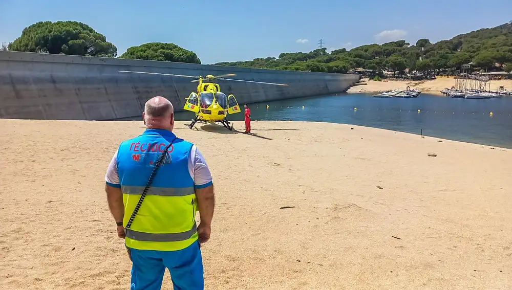 Accidente en el Pantano de San Juan