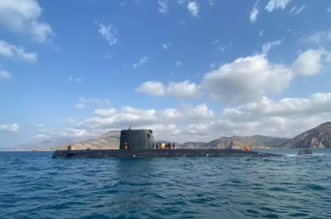 El submarino Galerna de la Armada, de nuevo operativo tras una gran carena de cinco años