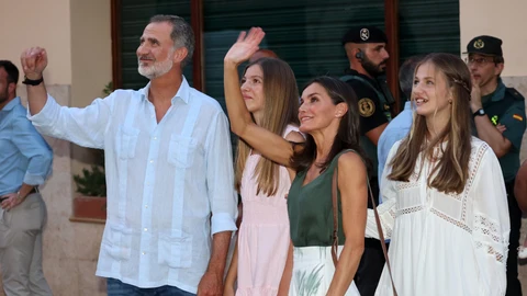 La Familia Real en Mallorca