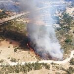 Incendio de nivel 2 en Asturianos (Zamora)