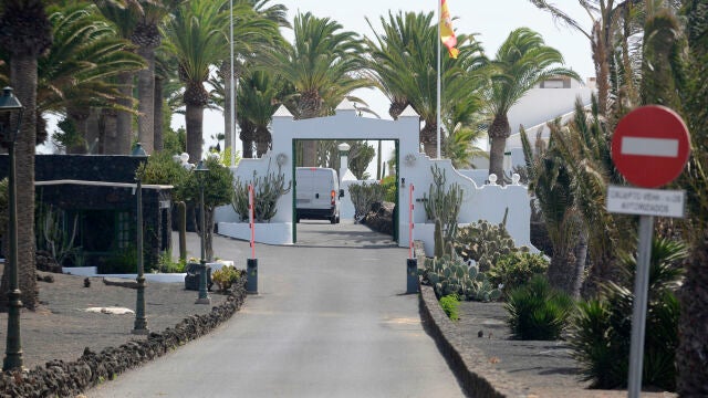 Vista de la residencia real de La Mareta, en Costa Teguise (Lanzarote. EFE/Adriel Perdomo