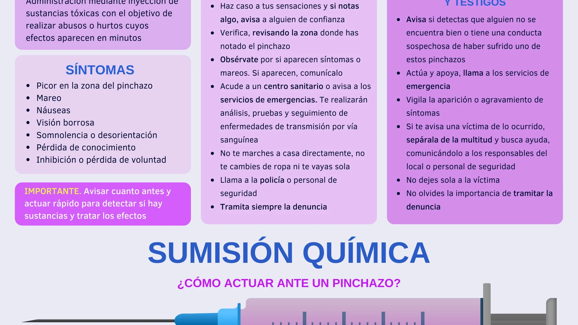 (Declaraciones En Audio Y Vídeo) El Cge Alerta De Los Graves Riesgos Para La Salud Que Pueden Ocasionar Los Pinchazos De Discotecas' CONSEJO GENERAL DE ENFERMERÍA