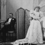 Fotograma de "Le Coucher de la Mariée", la primera película pornográfica de la historia