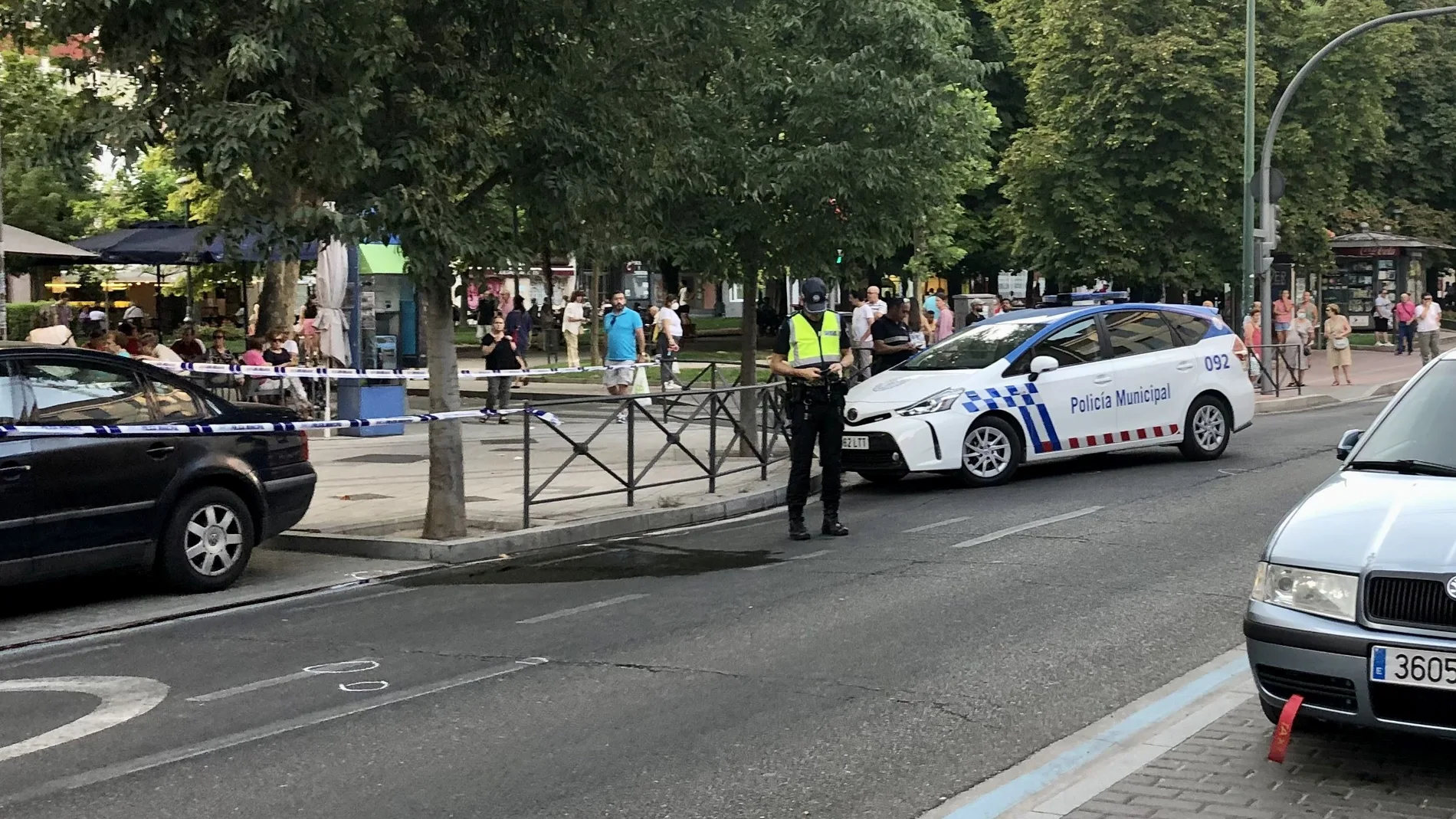 Fallece una mujer tras ser atropellada por un turismo en la plaza San Juan