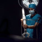 El robot MIRA, durante una de las pruebas realizadas por el equipo de Virtual Incision
