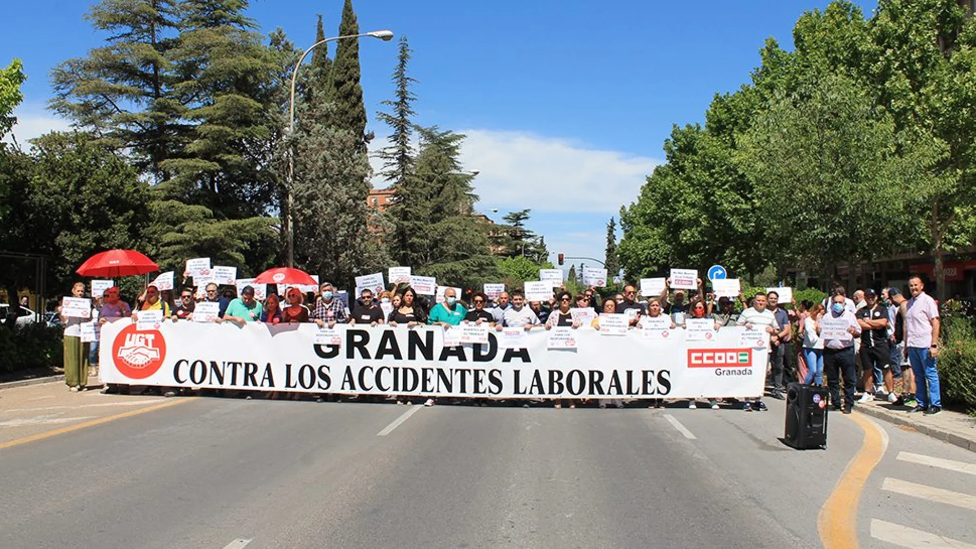 Los sindicatos se manifestaron tras el accidente, ocurrido el 24 de mayo