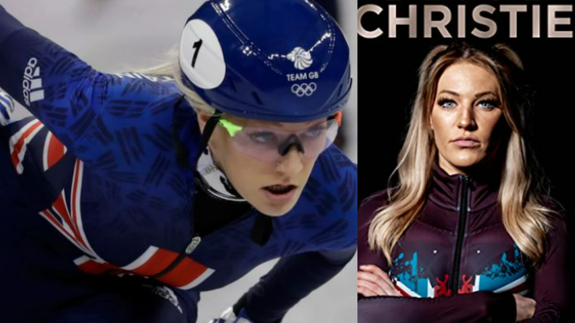Elise Christie, tricampeona mundial de patinaje de velocidad en pista corta