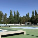 Piscinas municipales de Sotillo, en Palencia, donde se ha producido el fatal golpe