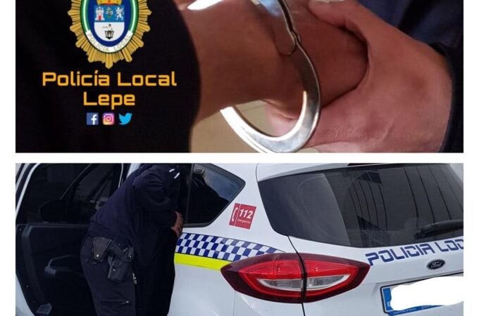 La Policía Local de Lepe detiene al presunto agresor
