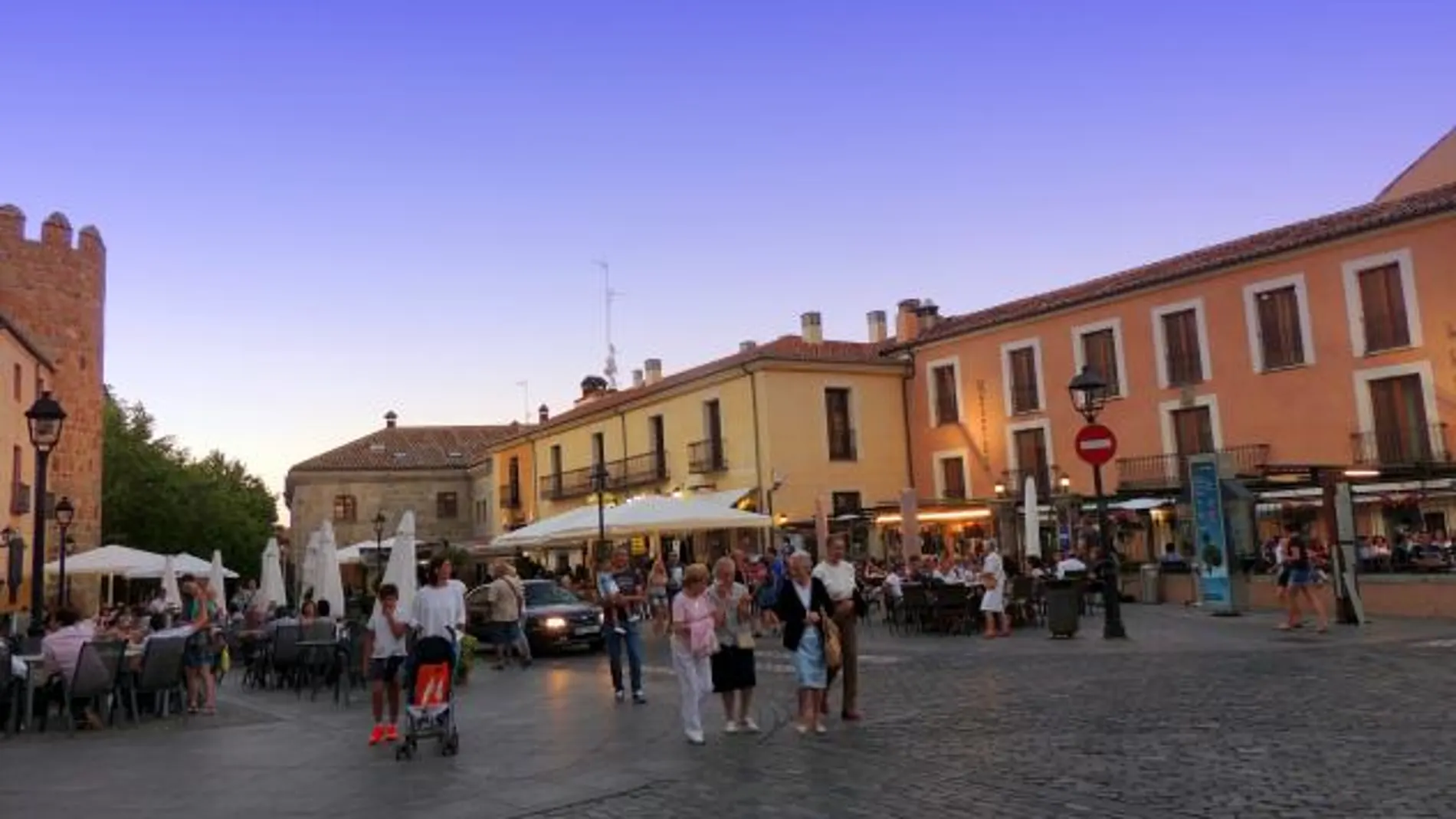 Calle San Segundo, en Ávila