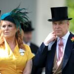 Sarah Ferguson , Duchess of York and Prince Andrew The Duke of York during day four of Royal Ascot at Ascot Racecourse.