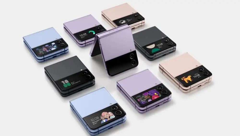 La variedad de colores y las posibilidades de uso, convierten al Galaxy Flip4 en uno de los mejores plegables.
