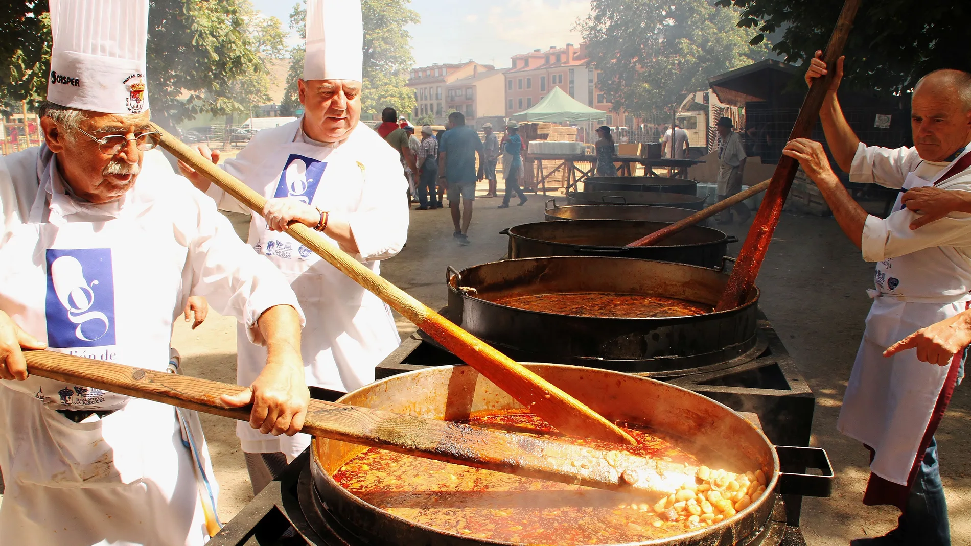 Día de San Luis en la Granja, con la tradicional fiesta y degustación de los judiones