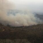 Incendio forestal en La Fregeneda, en las Arribes del Duero salmantinas