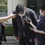 Lee Jae Yong, vicepresidente de Samsung, tras abandonar ayer la corte de Seúl