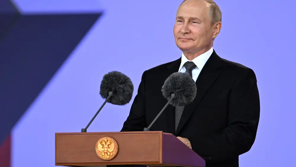 Putin en una conferencia