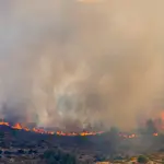 El incendio forestal de Vall d&#39;Ebo (Alicante) se ha estabilizado tras quemar más de 12.000 hectáreas