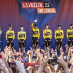Presentación del equipo de Jumbo Visna para la Vuelta 2022