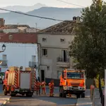 Imagen de la localidad castellonense de Bejís, afectada duramente por el incendio durante los últimos días