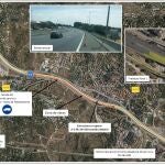 Obras de reparación y mejora de la estructura situada en el kilómetro 29,5 de la autovía A-6 sentido Madrid MITMA 19/08/2022