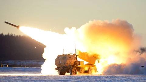 Sistema HIMARS de lanzamientos multicohetes en Ucrania