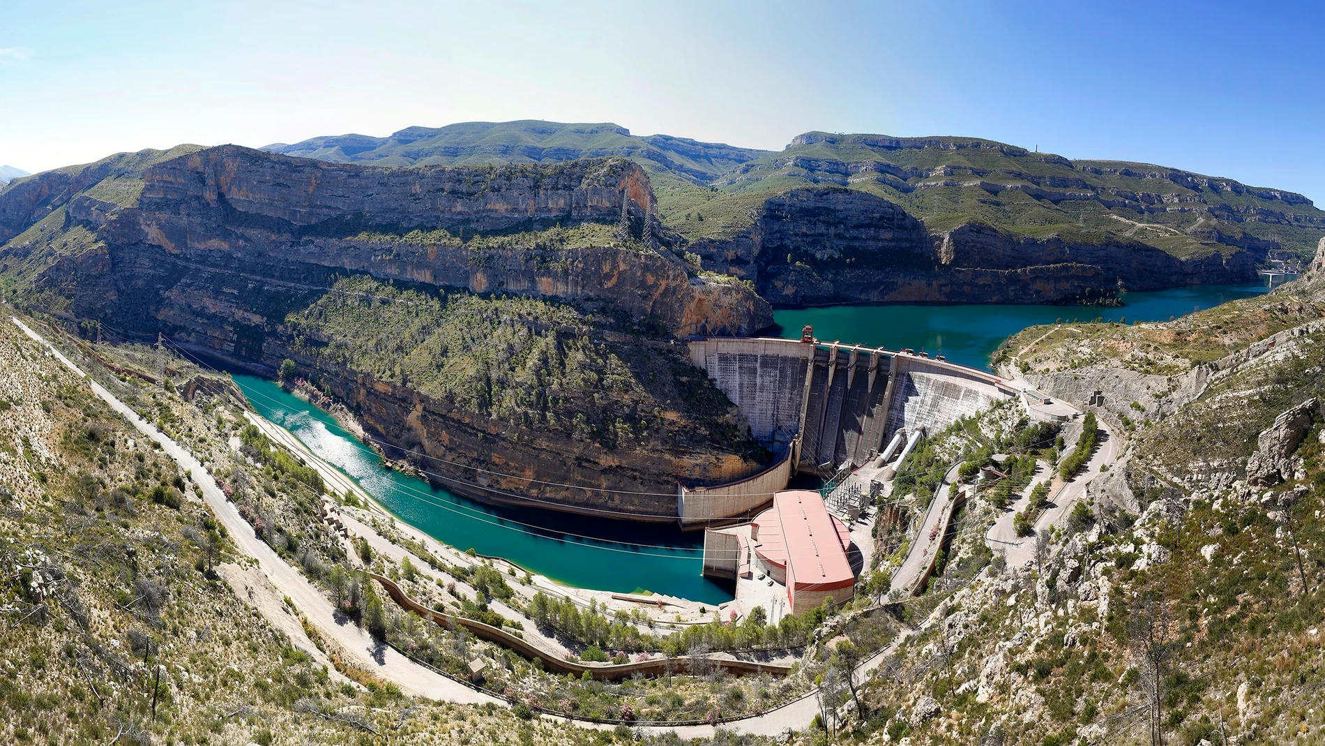 Imagen del embalse de Cortes de Pallás