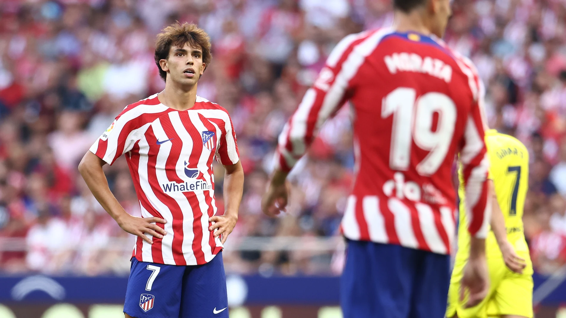 Joao Félix con el Atlético de Madrid.