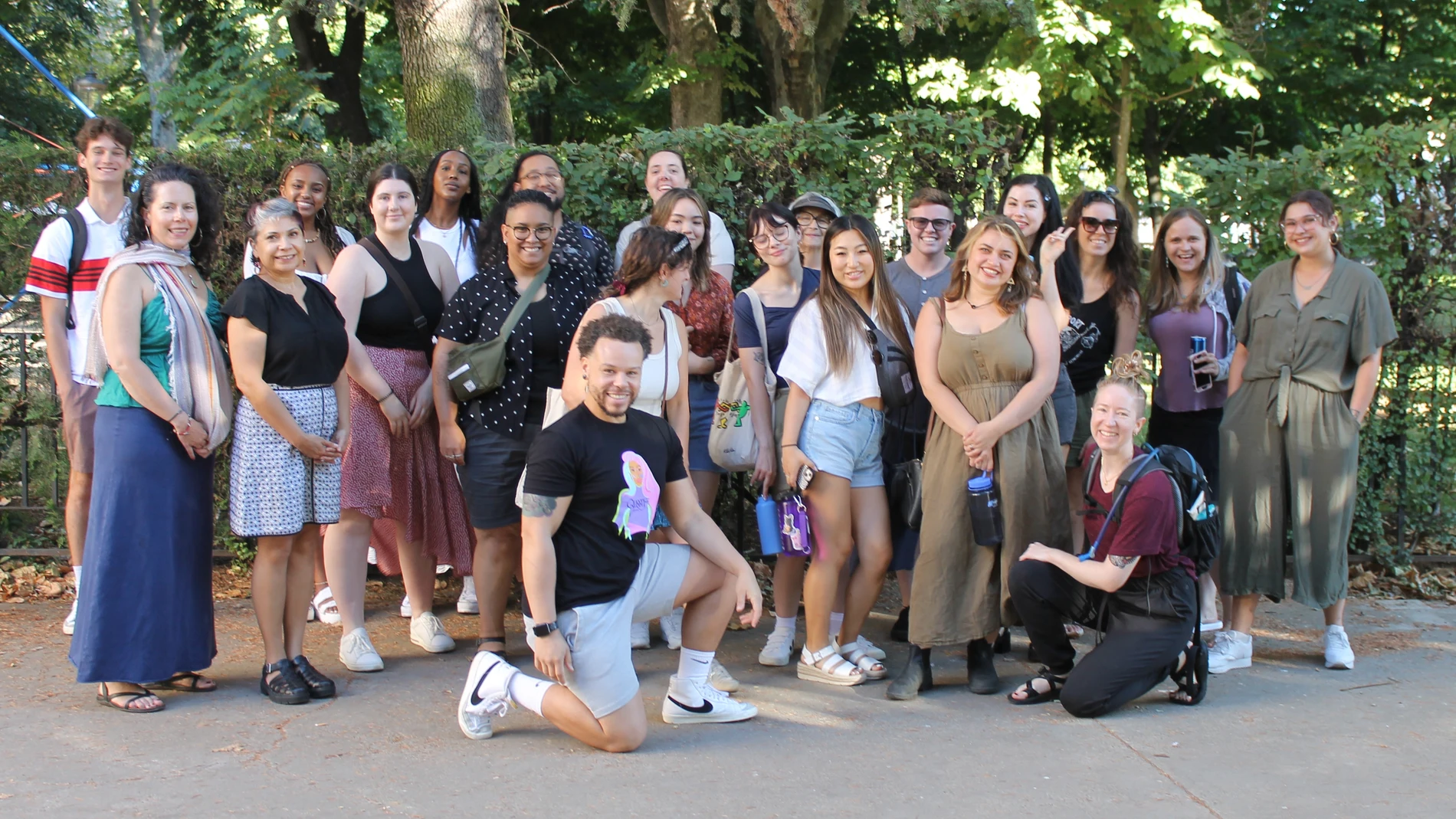 León acoge las actividades de medio centenar de alumnos del grupo "Sound of Social Justice" de la Universidad de Washington