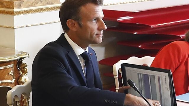 El presidente francés Emmanuel Macron