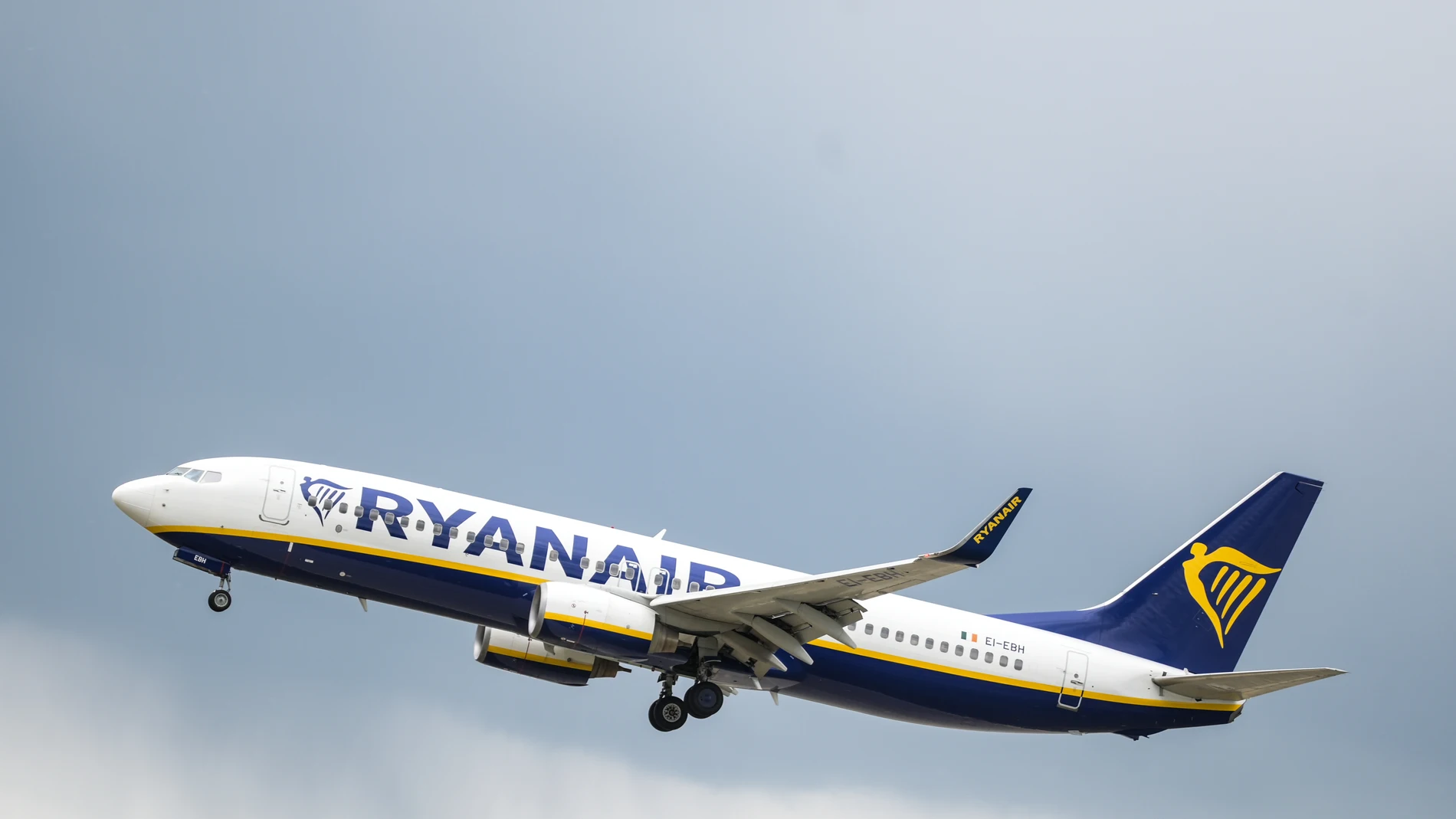 Un vuelo de Ryanair. Photo: Andreas Arnold/dpa