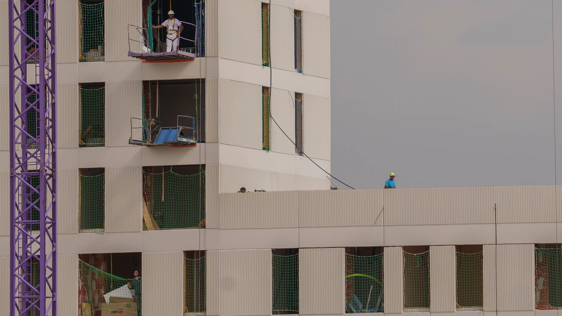 Construccion de viviendas en Vallecas (Madrid)