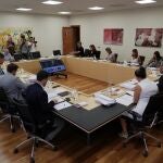 Reunión de la Junta de portavoces de las Cortes de Castilla y León