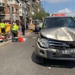 Accidente en Avenida de América en Madrid