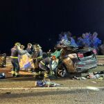 Choque mortal entre un camión y un vehículo en Peñafiel (Valladolid)