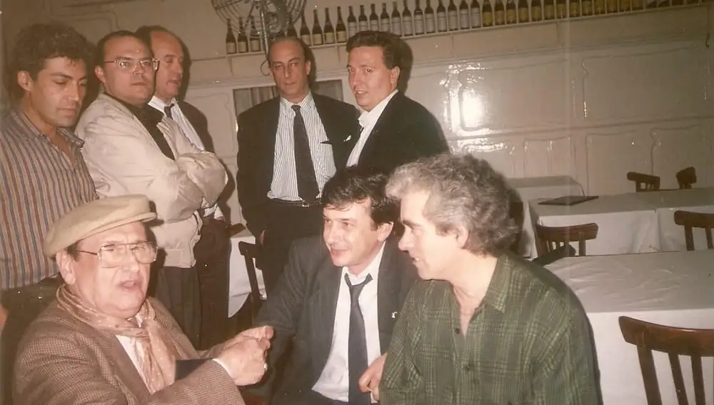 Manolo Sanlúcar junto a Miguel Molina en Buenos Aires