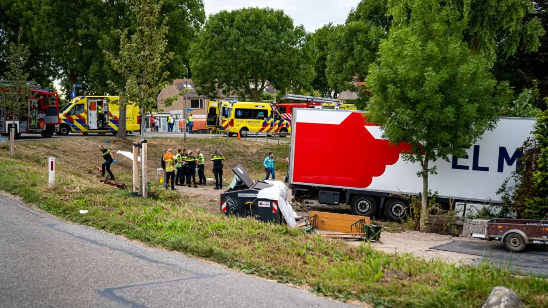 Seis personas han muerto en un accidente con un camión en Nieuw-Beijerland
