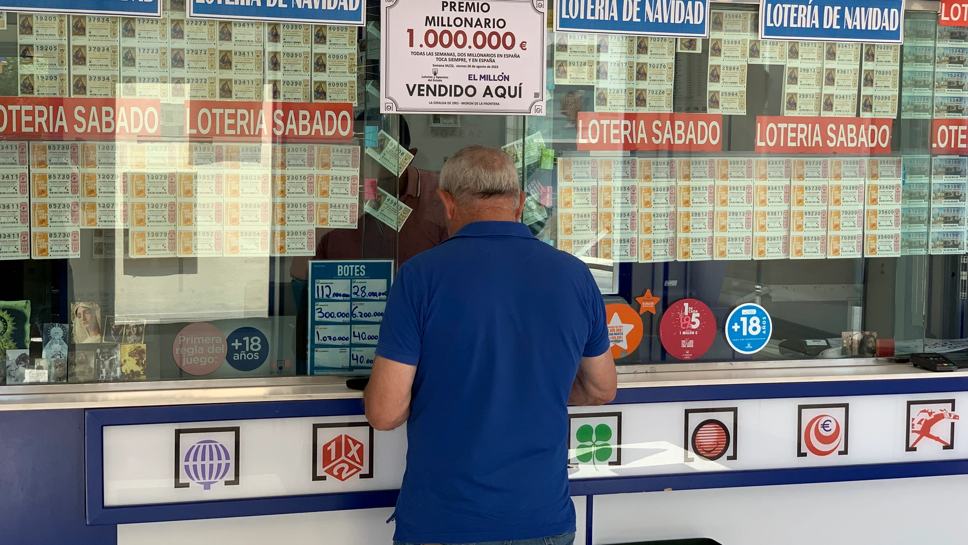 Una administración de lotería de la provincia de Sevilla. EFE/Fermín Cabanillas