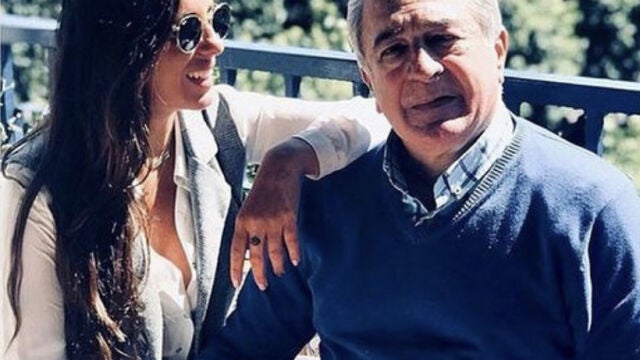 Anabel Pantoja y su padre Bernardo.