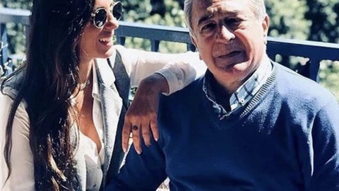 Anabel Pantoja y su padre Bernardo.