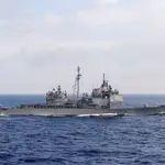 El crucero de misiles guiados USS Chancellorsville