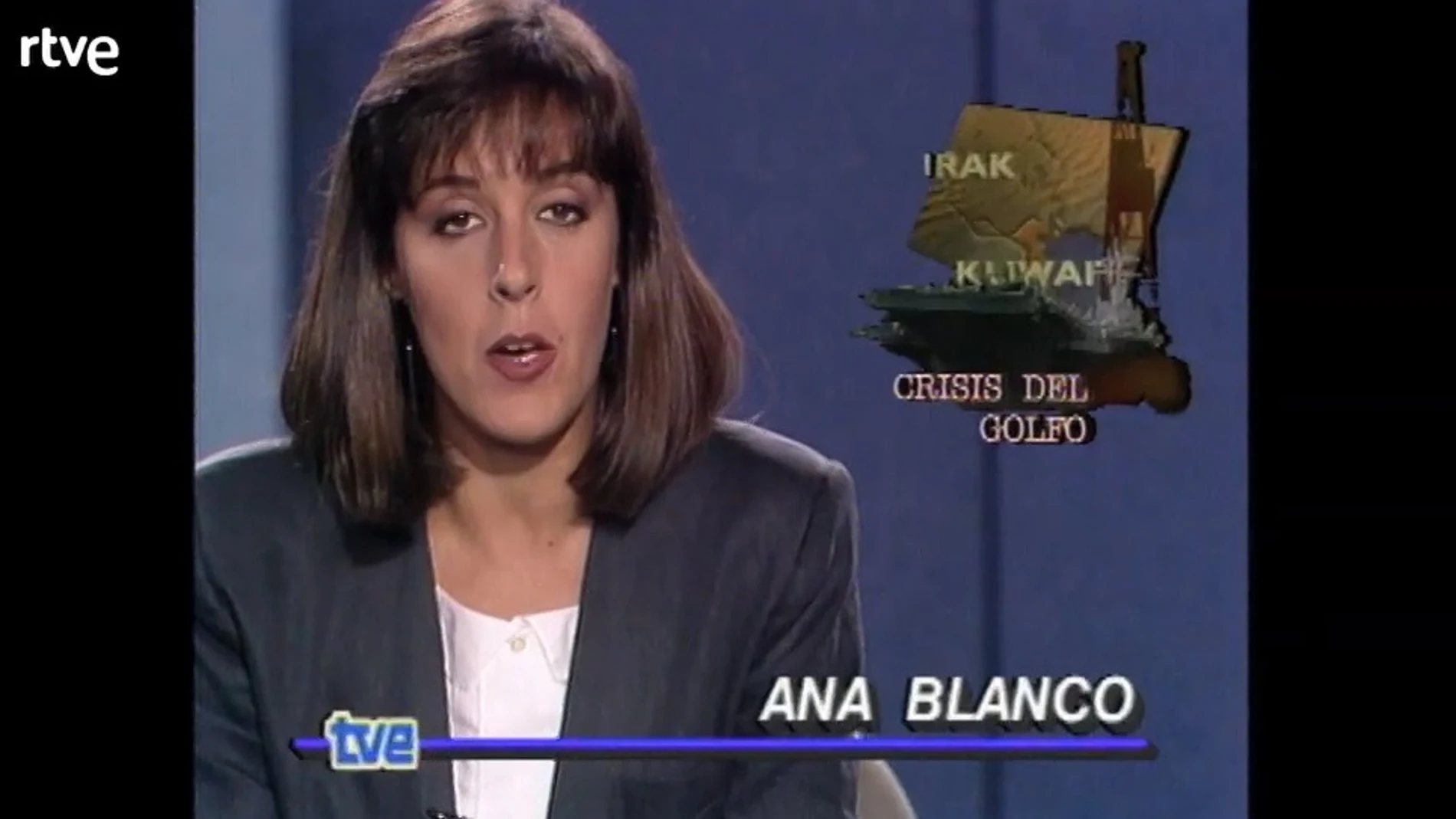 Ana Blanco presenta su primer informativo en TVE